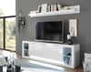 Comoda TV Meran alba cu design modern, 198 cm lungime - LunaHome.ro