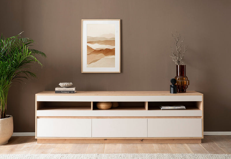 Comoda TV Sonora cu aspect modern in doua culori 202 cm