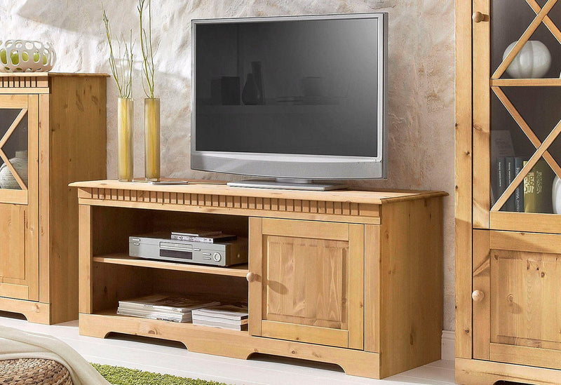 Comoda TV »Lisa«, din lemn masiv de pin natur, latime 130 cm - LunaHome.ro