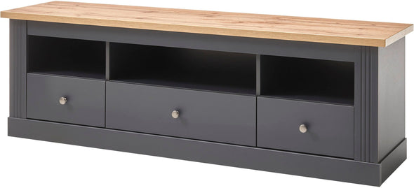 Comoda TV »WESTMINSTER« cu desgin elegant, gri inchis, lățime 160 cm - LunaHome.ro