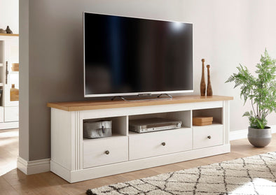 Comoda Tv Westminster cu aspect romantic, 160 cm latime - LunaHome.ro