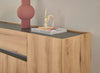 Comoda »City Giron« stejar cu detalii gri antracit 170 cm latime - LunaHome.ro