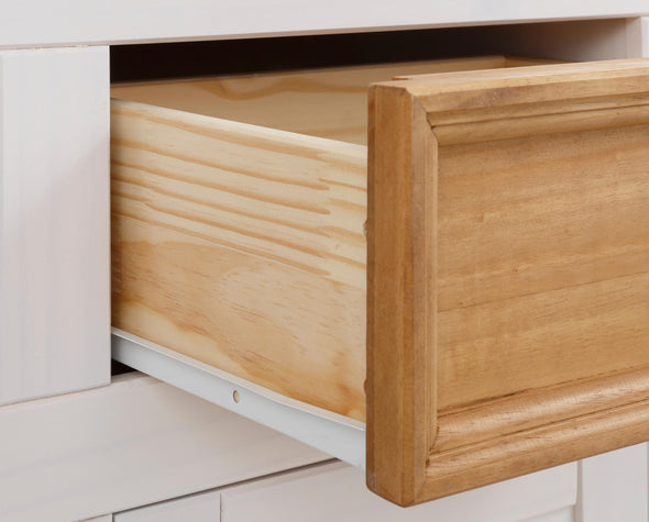 Comoda »Selma« din lemn masiv de pin alb cu natur, 192 cm - LunaHome.ro