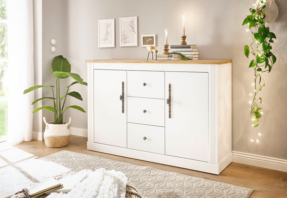 Comoda »WESTMINSTER« cu aspect de lemn elegant, lățime 146 cm - LunaHome.ro