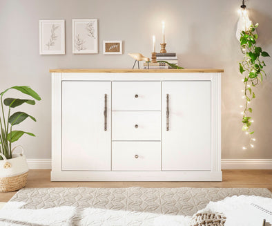 Comoda »WESTMINSTER« cu aspect de lemn elegant, lățime 146 cm - LunaHome.ro