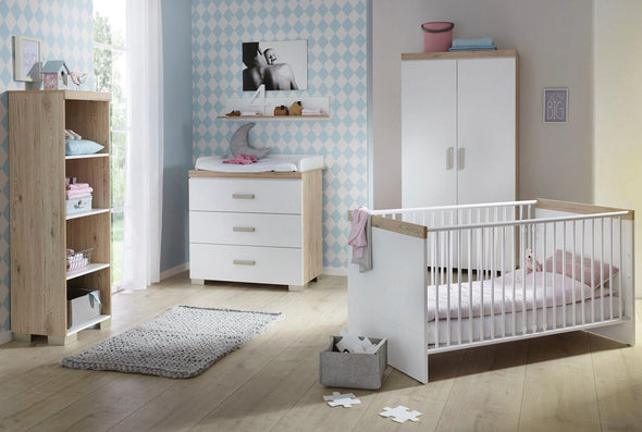 Comodă de înfășat pentru bebeluși Hilja 92 cm lățime - LunaHome.ro