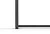Comodă înaltă Abito cu design modern gri 90 cm lățime