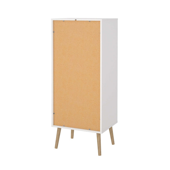 Comoda inalta Bodo cu 5 sertare, design scandinav 50 cm