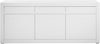 Comoda inalta Chester alb mat cu detaliu schimbabil 217 cm - LunaHome.ro