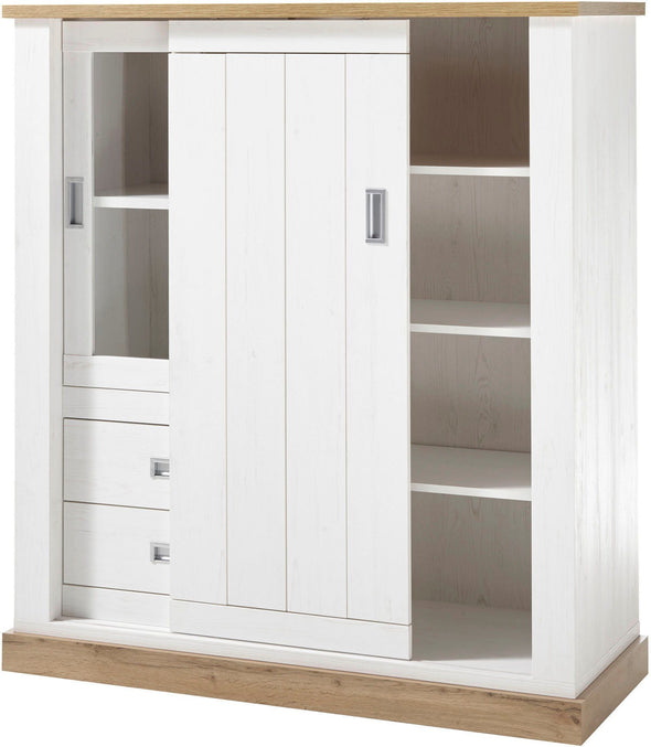 Comoda inalta ORLANDO, cu aspect romantic, 126 cm latime - LunaHome.ro