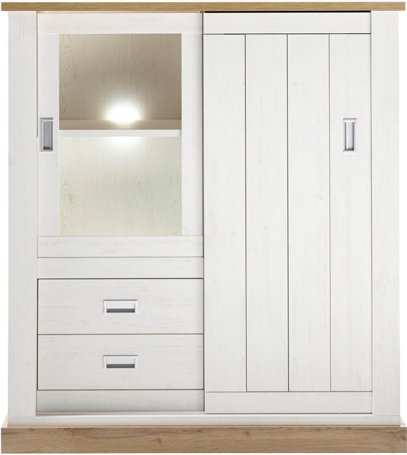 Comoda inalta ORLANDO, cu aspect romantic, 126 cm latime - LunaHome.ro