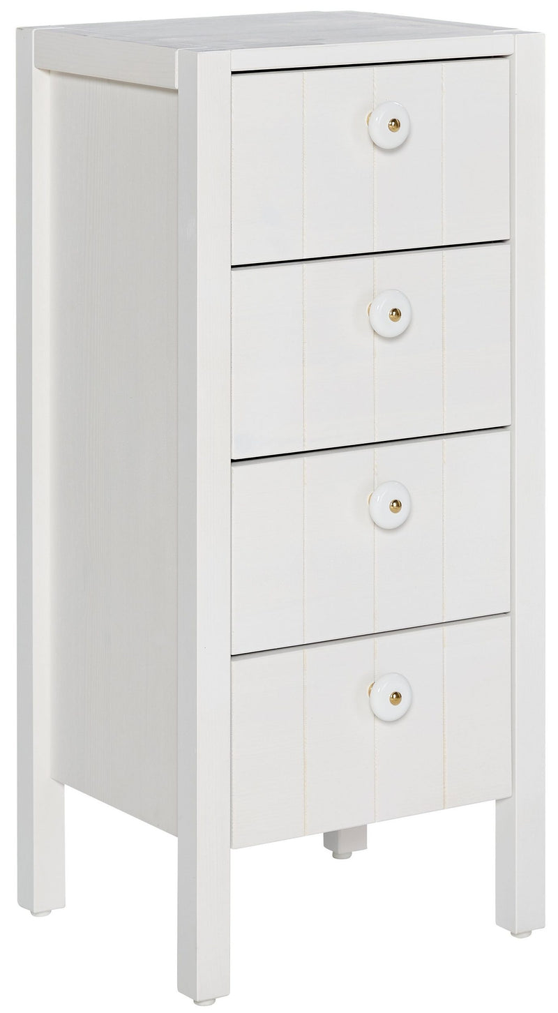 Comoda pentru baie Tina din lemn de pin alb 32 cm - LunaHome.ro