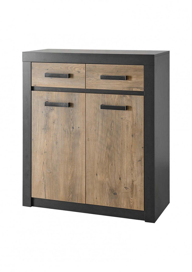 Comoda pentru pantofi Bruges cu aspect industrial, 92 cm latime - LunaHome.ro