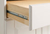 Comoda secretaire Rossi din lemn de pin alb 90 cm - LunaHome.ro