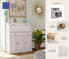 Comoda secretaire Rossi din lemn de pin alb 90 cm - LunaHome.ro