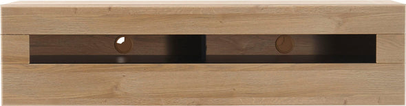 Comoda suspendata Cayman cu aspect de lemn, moderna 140 cm latime - LunaHome.ro