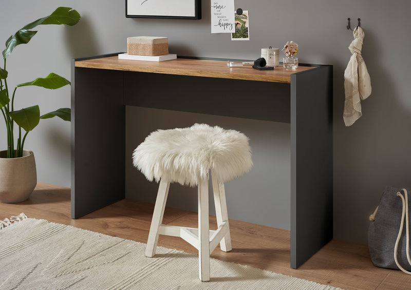 Consolă City Giron modern minimalist gri cu stejar 120 cm - LunaHome.ro