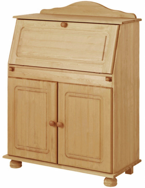 Consola Secretaire Mette, din lemn masiv de pin, 82 cm latime - LunaHome.ro