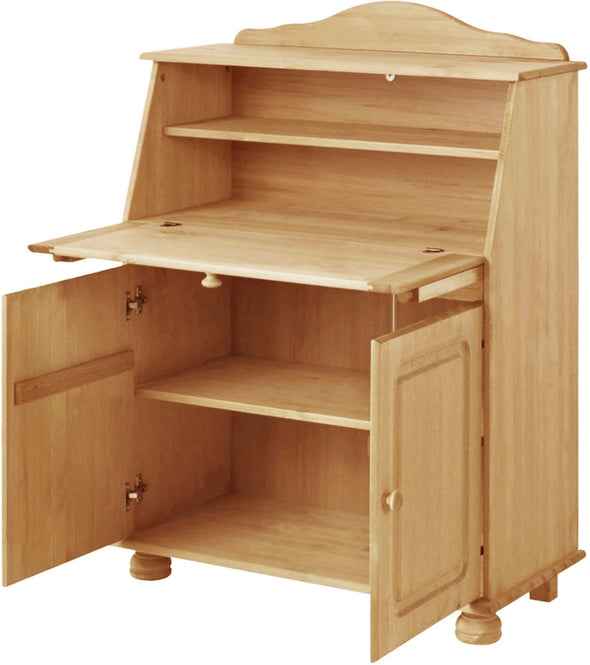 Consola Secretaire Mette, din lemn masiv de pin, 82 cm latime - LunaHome.ro