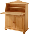 Consola Secretaire Mette, din lemn masiv de pin, 82 cm latime - LunaHome.ro