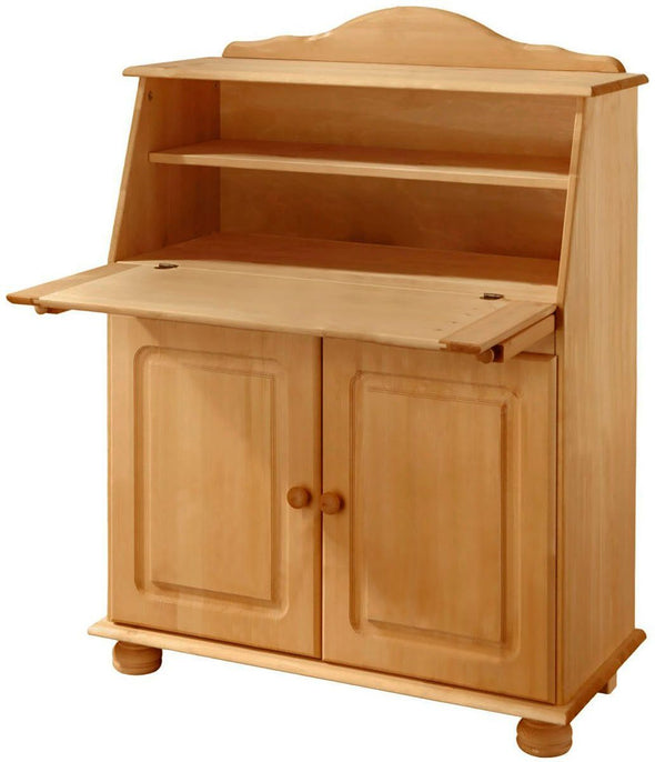 Consola Secretaire Mette, din lemn masiv de pin, 82 cm latime - LunaHome.ro