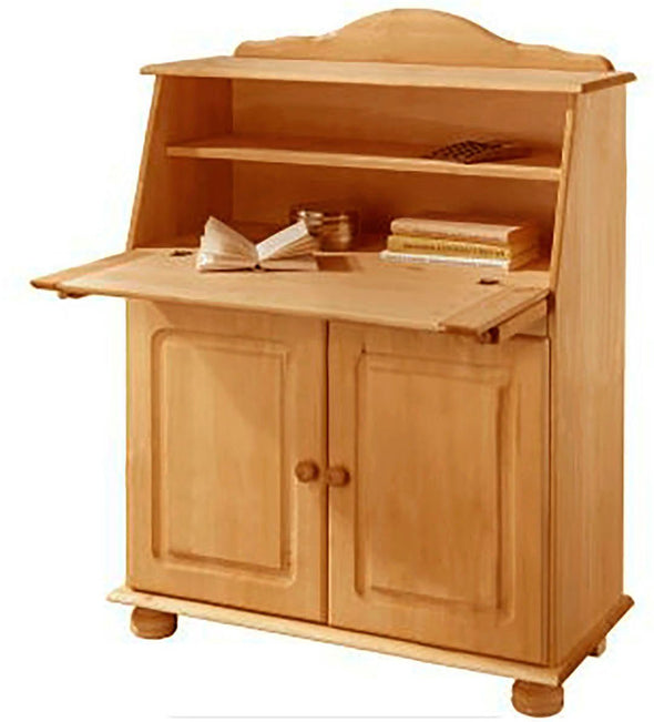 Consola Secretaire Mette, din lemn masiv de pin, 82 cm latime - LunaHome.ro