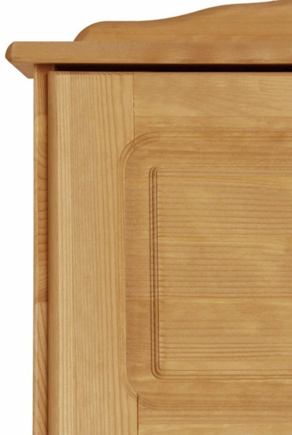 Consola Secretaire Mette, din lemn masiv de pin, 82 cm latime - LunaHome.ro