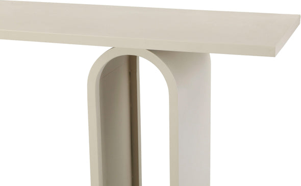 Consola Selena din metal crem 140 cm latime - LunaHome.ro