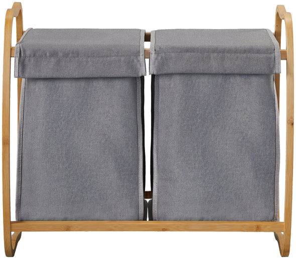 Cos de rufe Costa Rica cu cadru din lemn de bambus 70 cm latime - LunaHome.ro
