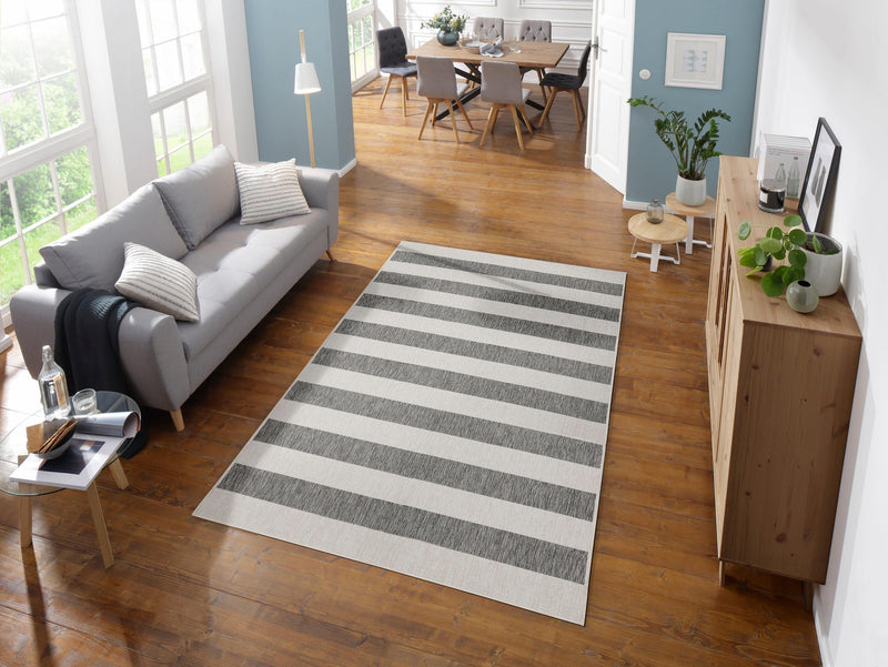 Covor Alan Andas cu tesatura plata, model gri 200x290 cm - LunaHome.ro