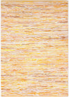 Covor Ameer din bumbac lucrat manual cu nuante de galben, 80x150 cm - LunaHome.ro