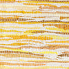 Covor Ameer din bumbac lucrat manual cu nuante de galben, 80x150 cm - LunaHome.ro