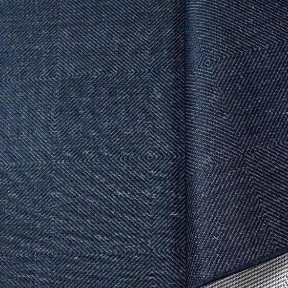 Covor Anna cu tesatura plata interior si exterior albastru 80x150 cm - LunaHome.ro