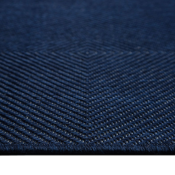Covor Anna cu tesatura plata interior si exterior albastru 80x150 cm - LunaHome.ro