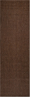 Covor Anna cu tesatura plata potrivit si la exterior maro 67x230 cm - LunaHome.ro