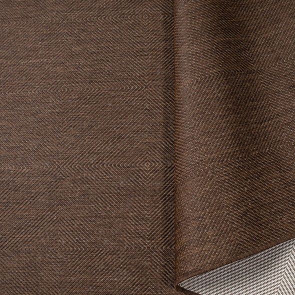 Covor Anna cu tesatura plata potrivit si la exterior maro 67x230 cm - LunaHome.ro