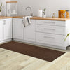 Covor Anna cu tesatura plata potrivit si la exterior maro 67x230 cm - LunaHome.ro