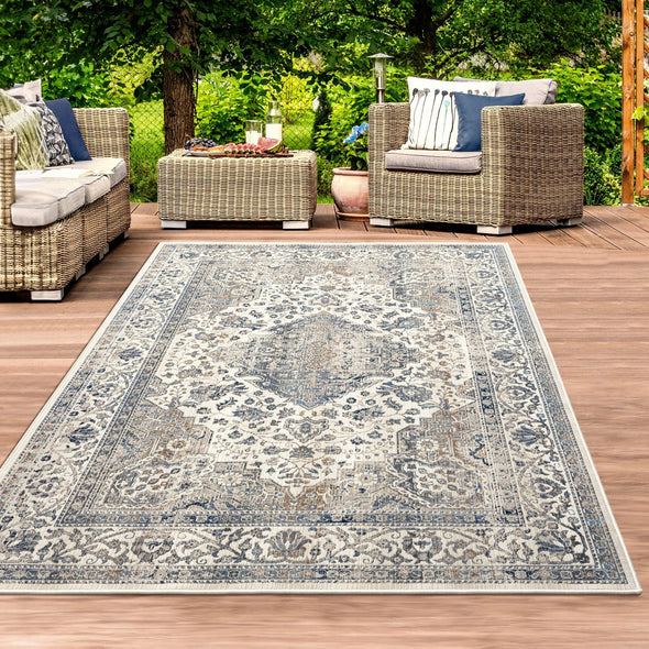 Covor Arik cu model oriental potrivit la interior si exterior, 160x230 cm - LunaHome.ro