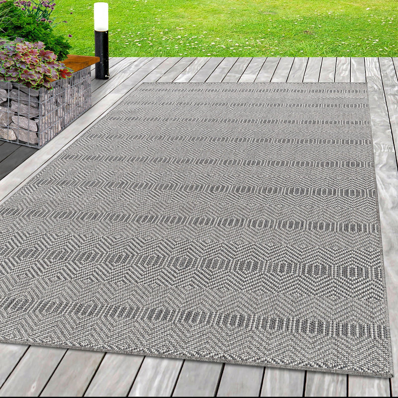 Covor Aruba pentru interior si exterior cu țesătură plată 200x290 cm - LunaHome.ro