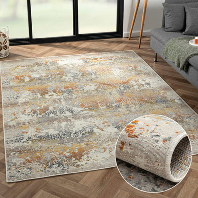 Covor Aurora cu tesatura plata aspect vintage 170x240 cm - LunaHome.ro
