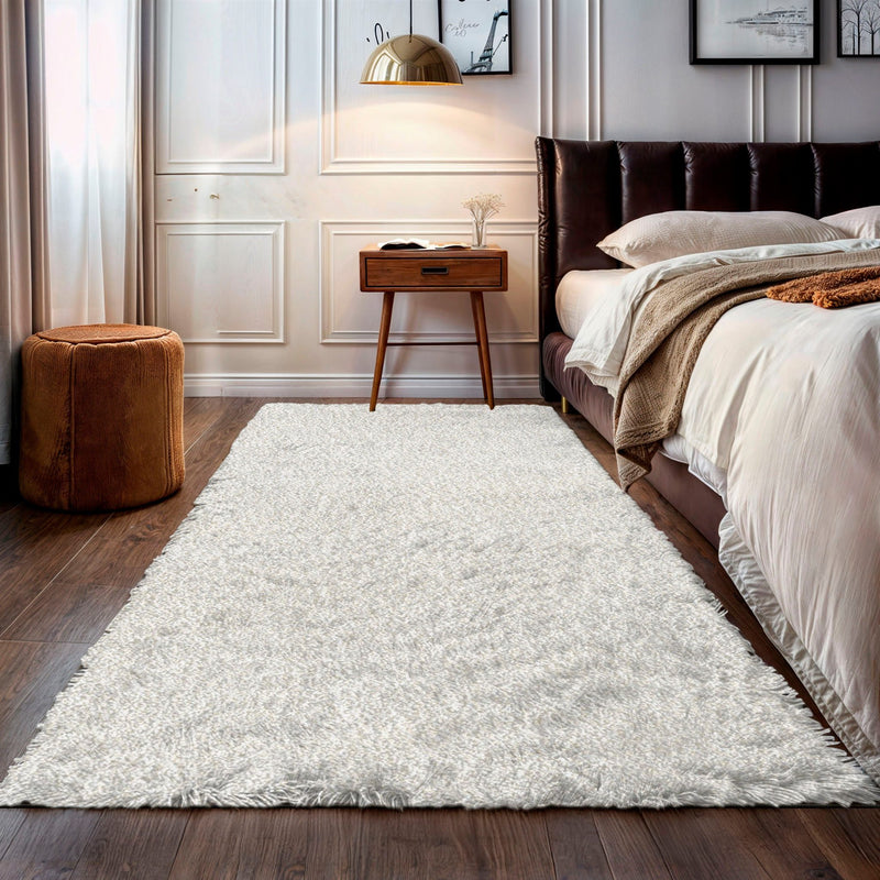 Covor Banji  crem deschis moale și pufos 160x230 cm - LunaHome.ro