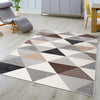 Covor Berlad Bruno Banani cu model geometric bej, 160x230 cm - LunaHome.ro