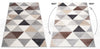 Covor Berlad Bruno Banani cu model geometric bej, 160x230 cm - LunaHome.ro
