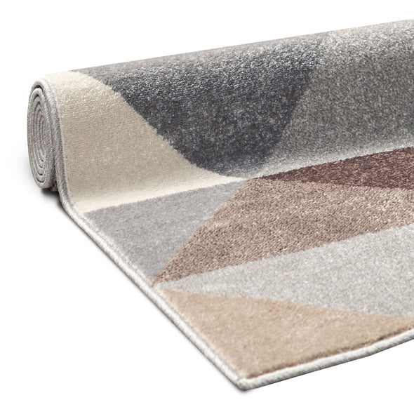 Covor Berlad Bruno Banani cu model geometric bej, 160x230 cm - LunaHome.ro
