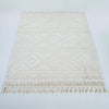 Covor Bonvo crem cu design scandinav 3D si franjuri 160x230 cm - LunaHome.ro