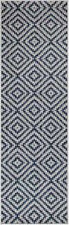 Covor Cordoba de interior si exterior albastru 80x250 cm - LunaHome.ro