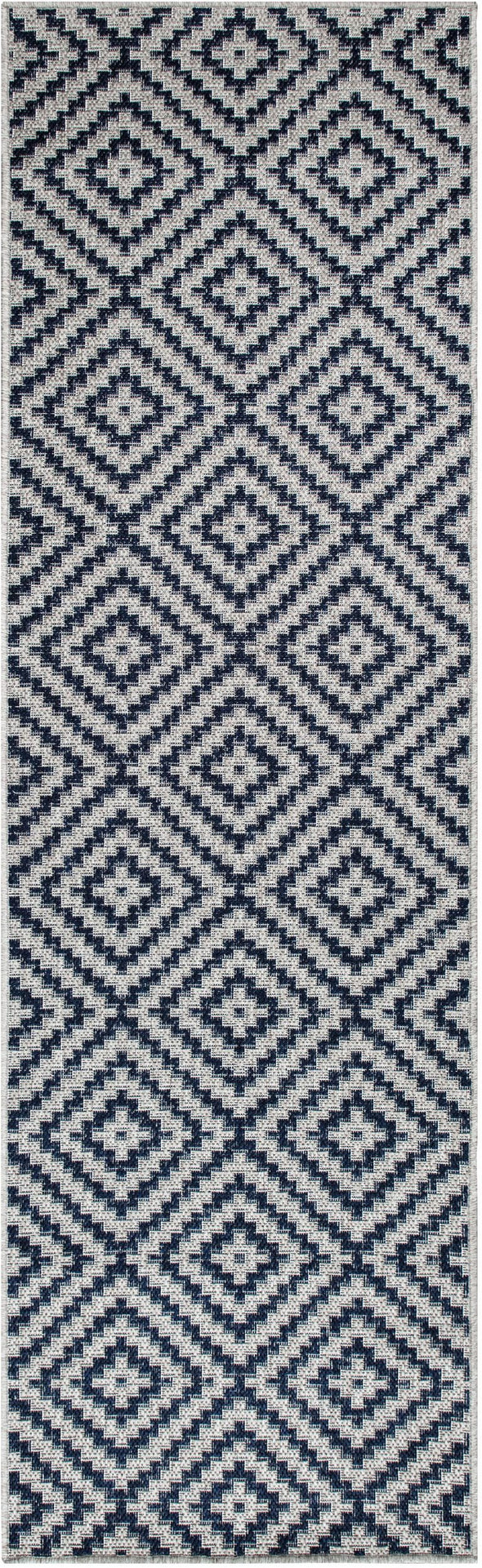 Covor Cordoba de interior si exterior albastru 80x250 cm - LunaHome.ro