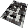 Covor Corinne cu design geometric modern gri 280x380 cm