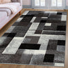 Covor Corinne cu design geometric modern gri 280x380 cm