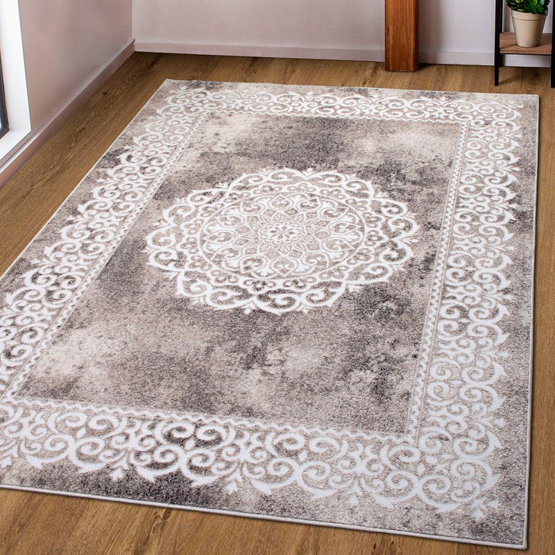 Covor Dafna cu aspect vintage elegant bej, 200x300 cm - LunaHome.ro
